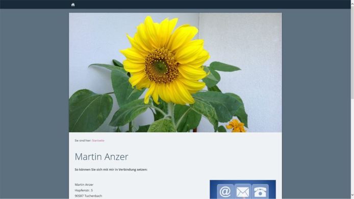 frankencom Webdesign Private Webseite