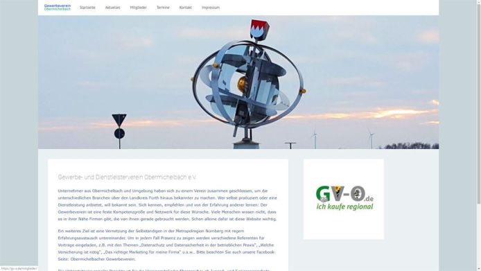 frankencom Webdesign Gewerbeverein Obermichelbach