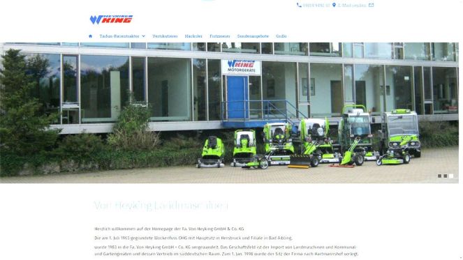 frankencom Webdesign Landmaschinen